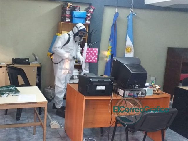 Desinfección y fumigación preventiva llevada adelante en Berisso