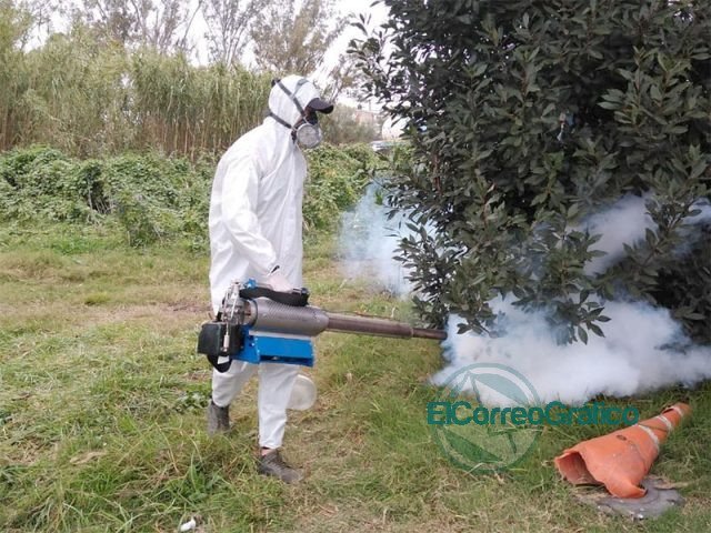 Desinfección y fumigación preventiva llevada adelante en Berisso