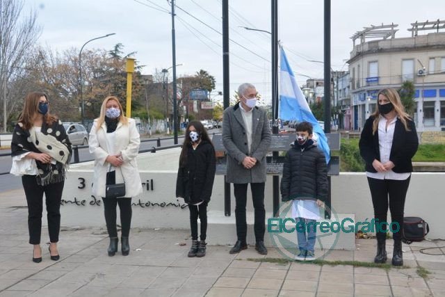 El vacío acto oficial de Cagliardi por el 149 aniversario de la fundación de Berisso