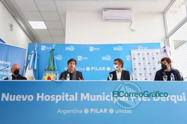 Kicillof en Pilar inauguró el Hospital Municipal “Presidente Derqui”
