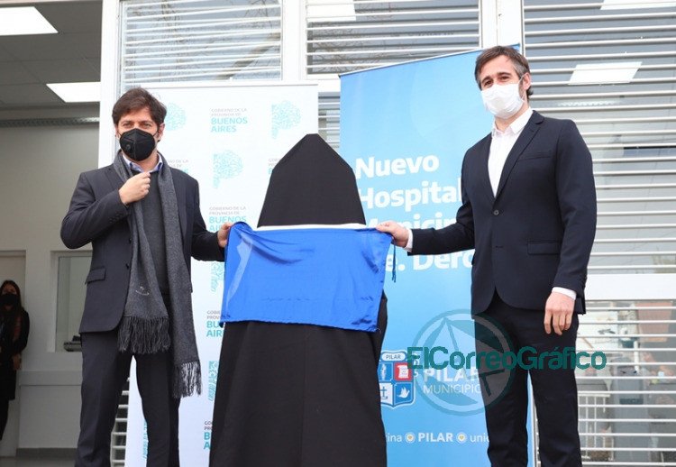 Kicillof en Pilar inauguró el Hospital Municipal “Presidente Derqui”