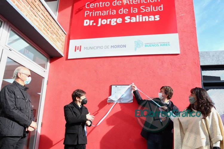 Kicillof participó de la inauguración de un CAPS de Castelar Norte