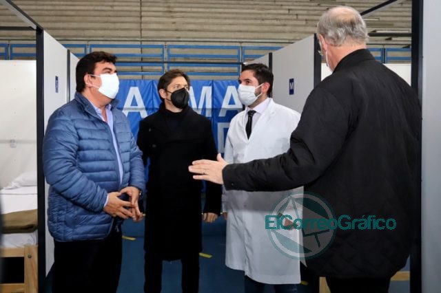 Kicillof paseó por el centro de aislamiento para casos sospechosos de González Catán