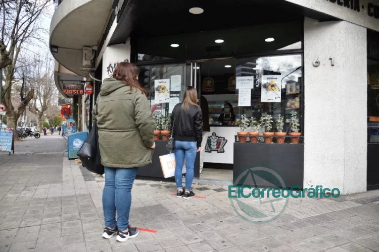 Protocolo para mantener el distanciamiento social en comercios habilitados