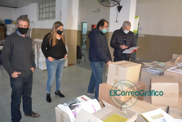 Berisso recibió más de nueve mil libros recuperados del Plan FinEs