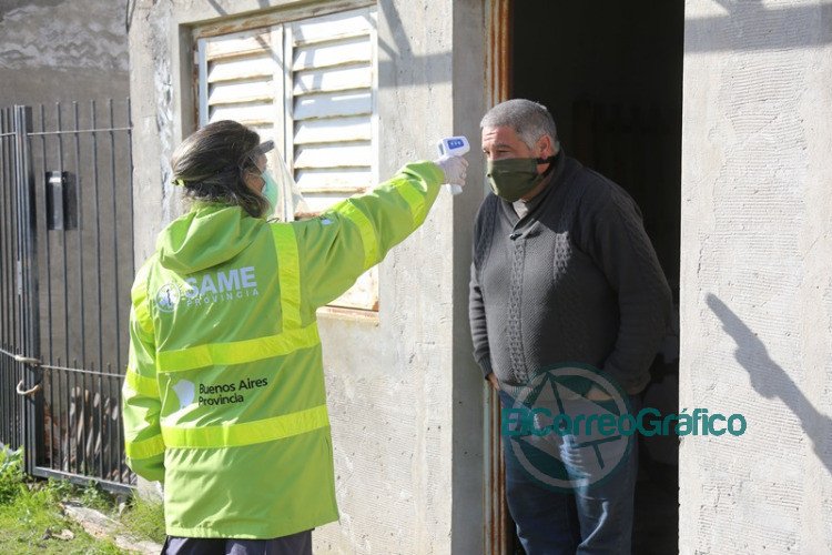 Controles sintomáticos a más de 1.600 vecinos en Olmos