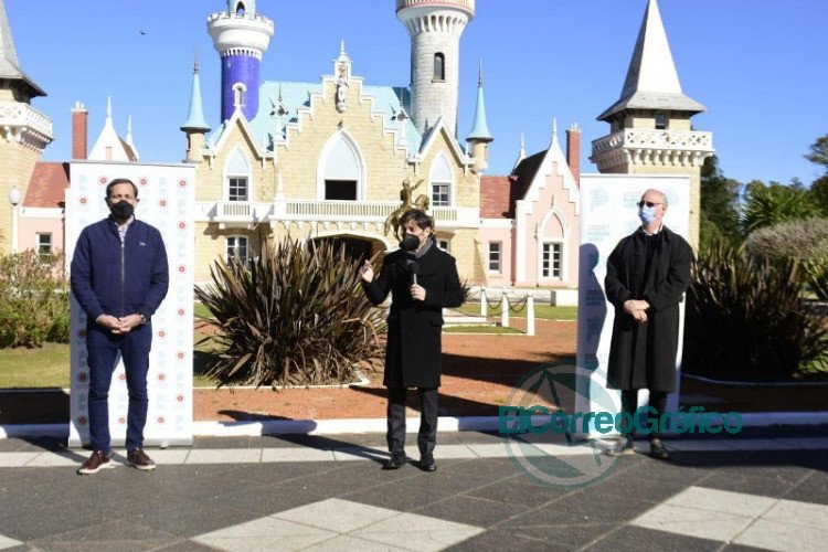 Garro y Kicillof recorrieron el Centro de Atención Intermedia de la República de los Niños