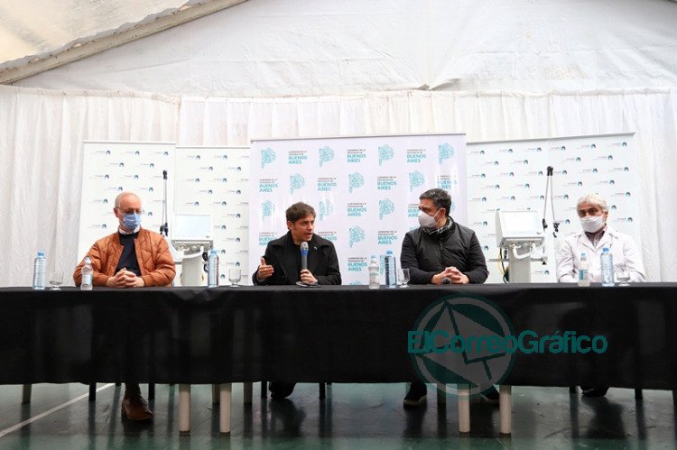 Kicillof entregó respiradores para Vicente López