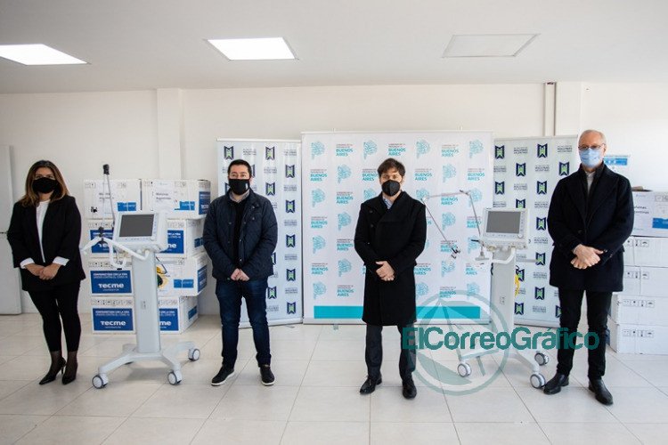Kicillof entregó respiradores y conversó con pacientes de COVID-19 tratados con plasma Kicillof entregó respiradores y conversó con pacientes de COVID-19 tratados con plasma
