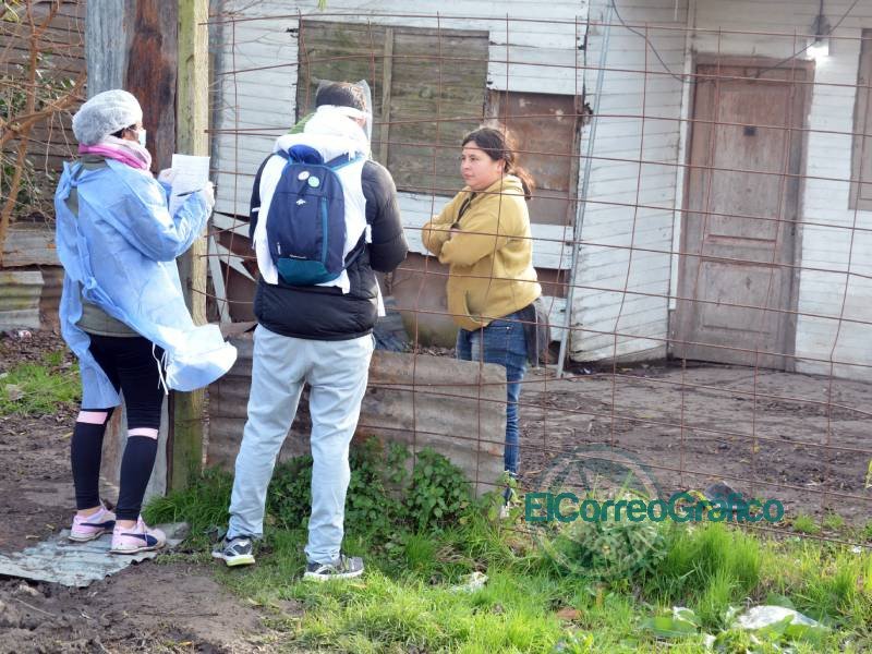 Operativo Detectar en el asentamiento del Barrio Obrero