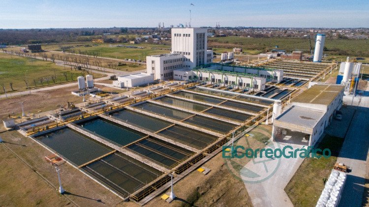 Tareas de mantenimiento en la Planta Potabilizadora de Punta Lara