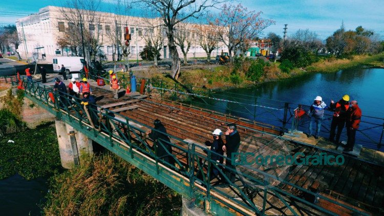 Avances de la puesta en valor del Puente Holandés Avances de la puesta en valor del Puente Holandés