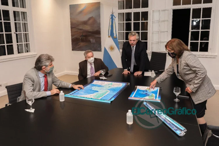 Fernández destacó el trabajo de las leyes de Espacios Marítimos y de creación de un Consejo Nacional de Malvinas