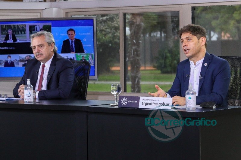 Kicillof participó del reinicio de obras del Corredor del Atlántico