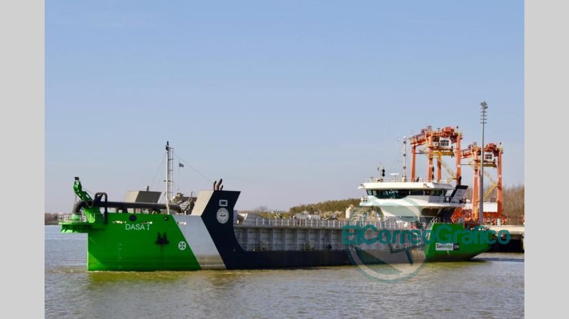 Avanza el dragado en Puerto La Plata