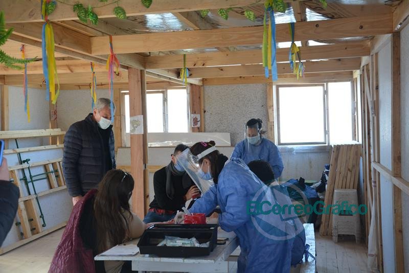 Operativo sanitario en Villa Argüello