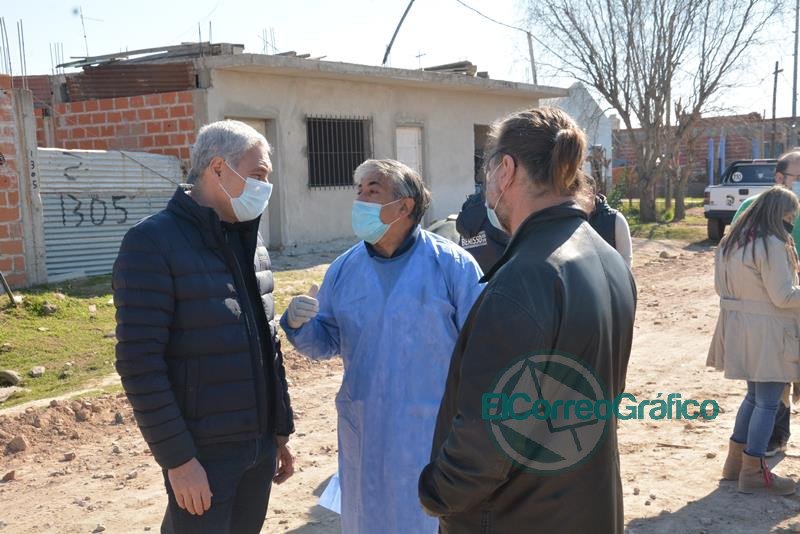 Operativo sanitario en Villa Argüello