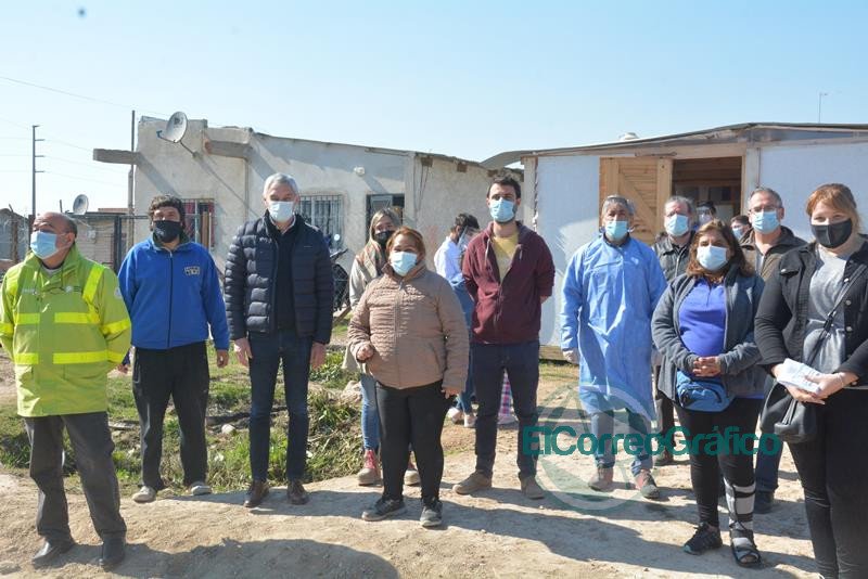 Operativo sanitario en Villa Argüello