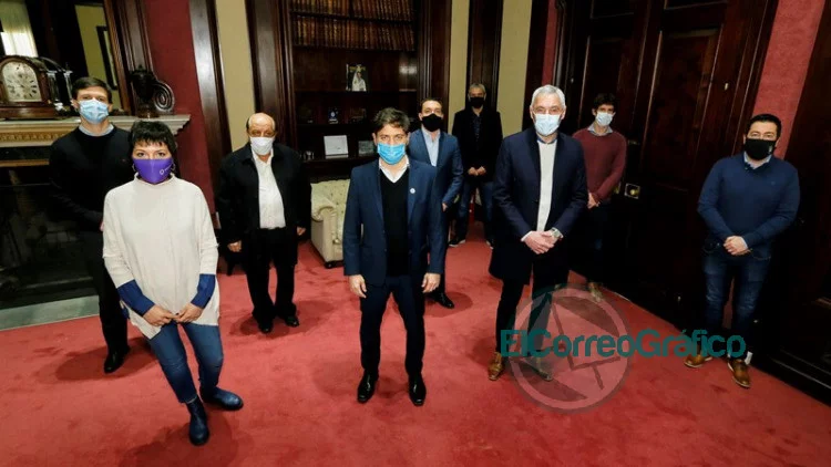 Kicillof se reunió con intendentes para abordar las usurpaciones ilegales de terrenos