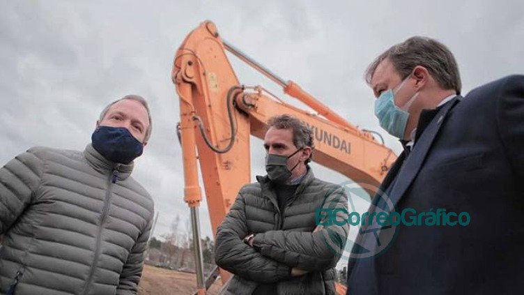 Sabbatella, Katopodis y Cascallares recorrieron obras en Almirante Brown