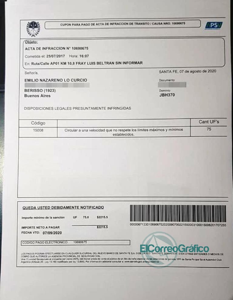 El director de (des) Control Urbano de Cagliardi hace lo que no deja que hagan los vecinos