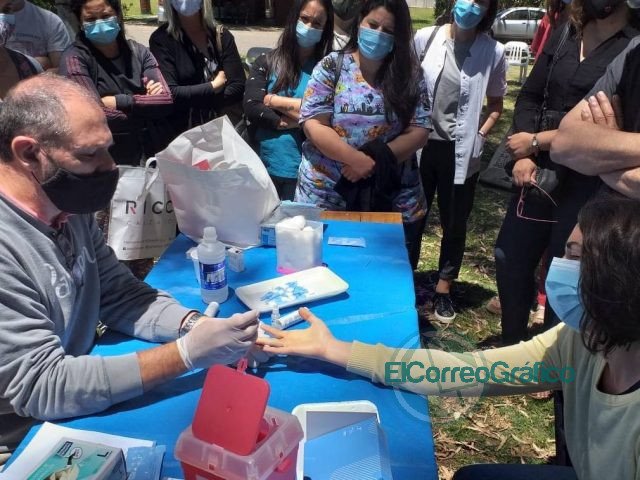 Capacitación a equipo de salud de Berisso sobre Test Rápidos de VIH