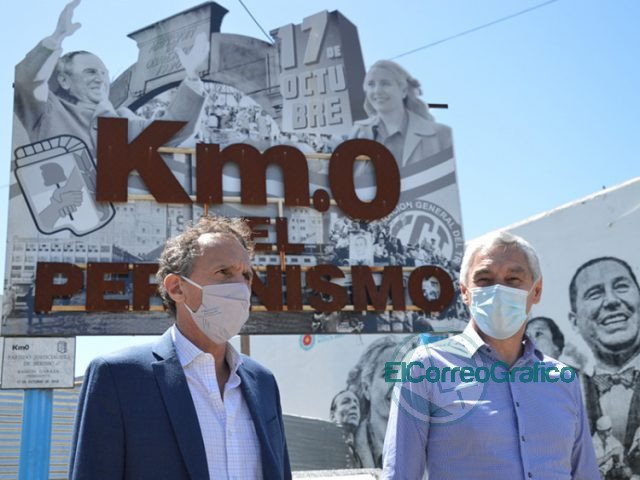 Katopodis firmó convenios con Cagliardi quien lo paseó por Berisso Katopodis firmó convenios con Cagliardi quien lo paseó por Berisso