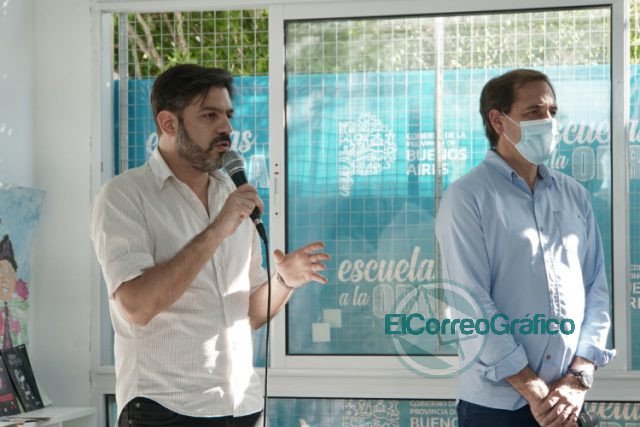 Kicillof inauguró las nuevas instalaciones de escuelas en Moreno, Mar Chiquita y La Plata