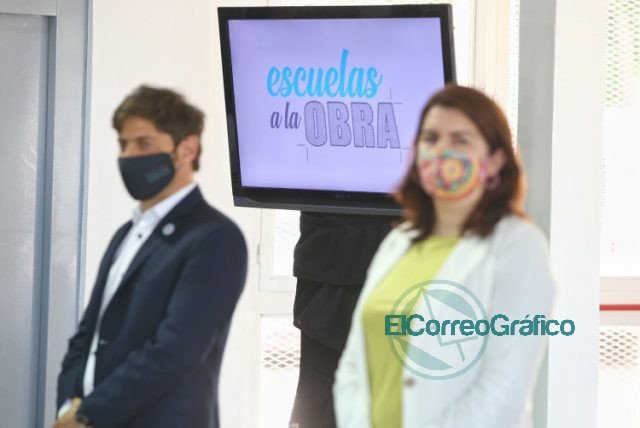 Kicillof inauguró las nuevas instalaciones de escuelas en Moreno, Mar Chiquita y La Plata