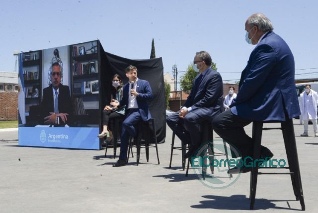 Kicillof participó con Fernández por inversiones en la industria frigorífica