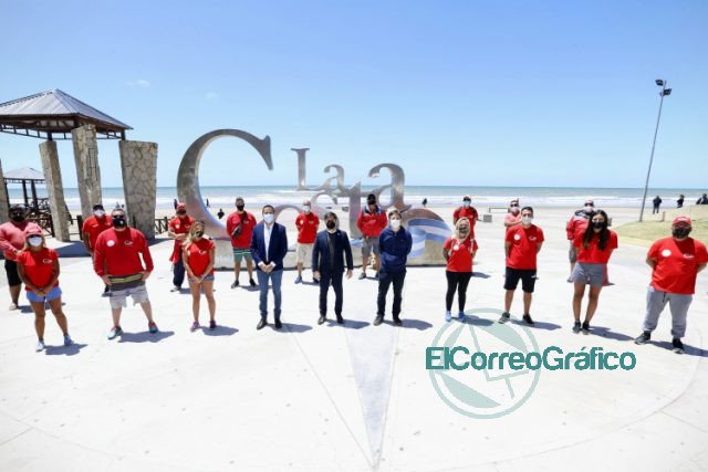 Kicillof recorrió obras sobre el corredor balneario y coordinó con intendentes la puesta en marcha de los protocolos de cuidado