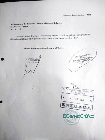 Los ediles de Juntos por el Cambio rechazaron el regreso de Cincotta tras su coqueteo con el oficialismo