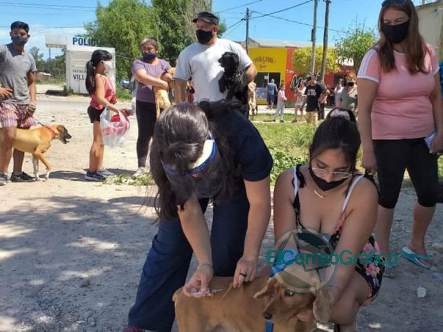 Operativo sanitario integral en el barrio Villa Nueva