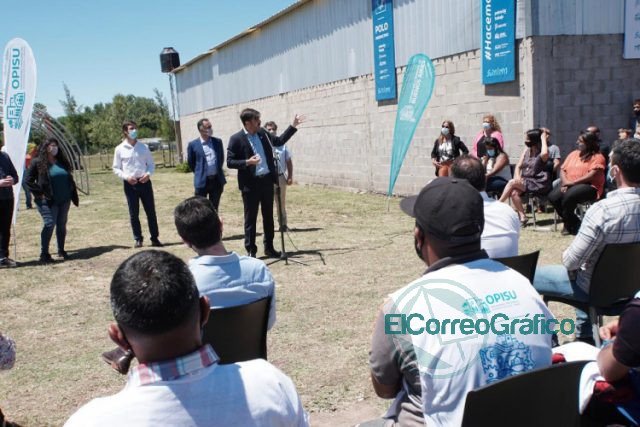 Bianco participó en el lanzamiento de una cooperativa de trabajo en San Vicente