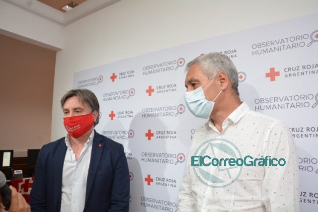 Cagliardi paseó por las instalaciones de la Cruz Roja Argentina en Ezeiza Cagliardi paseó por las instalaciones de la Cruz Roja Argentina en Ezeiza