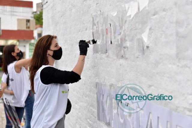 Con murales en lengua de señas, el Municipio promueve la inclusión a través del arte