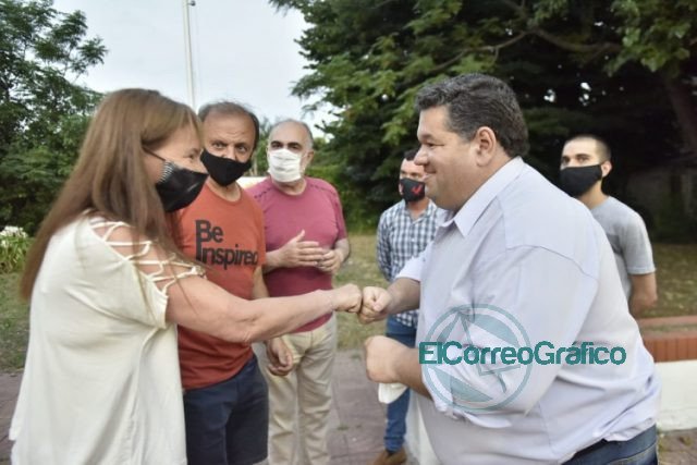 Nedela y Asnaghi participaron de un acto radical en Ensenada