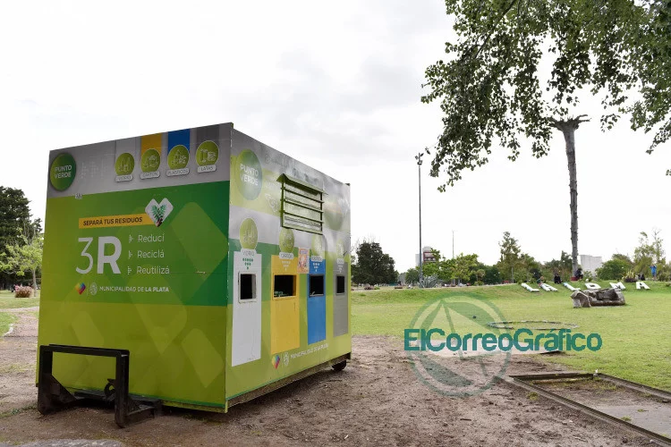 El Municipio de La Plata instaló un “Punto Verde” en Parque Alberti El Municipio de La Plata instaló un “Punto Verde” en Parque Alberti