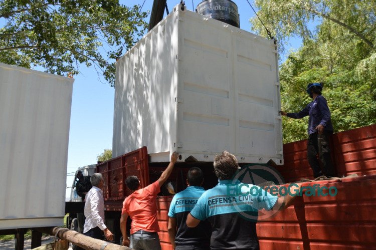 Cagliardi instaló containers sanitarios en la Playa Municipal Cagliardi instalo containers sanitarios en la Playa Municipal 4