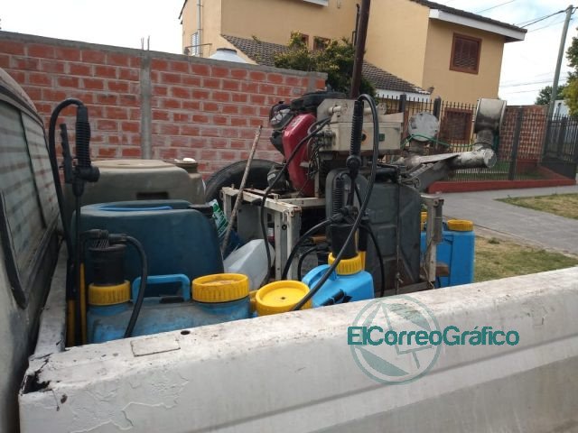 Fumigacion y colocacion de larvicidas en Berisso 2