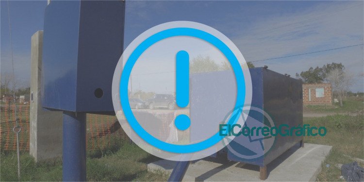 Otra perforación fuera de servicio por vandalismo Otra perforacion fuera de servicio por vandalismo