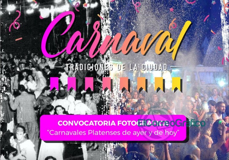 Convocan a presentar imagenes de los carnavales platenses de todos los tiempos