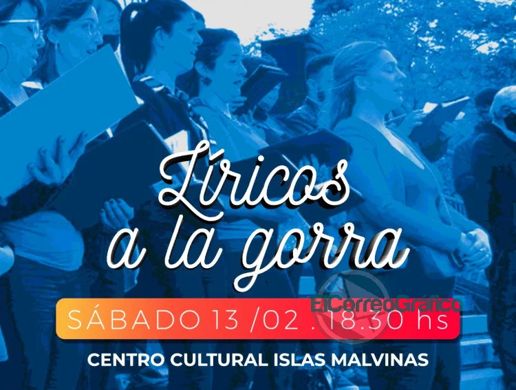 El Municipio de La Plata presenta Musica lirica a la Gorra en el Islas Malvinas