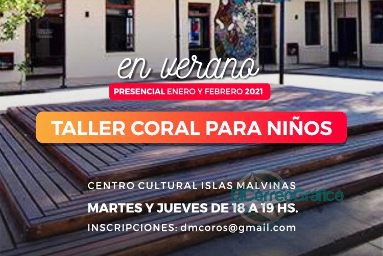 El taller de canto coral para ninos a cielo abierto continuara durante todo febrero