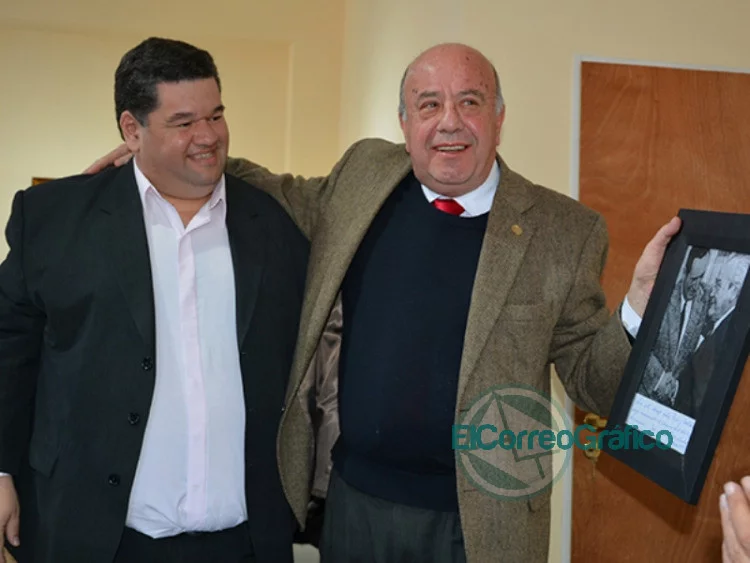 Jorge Nedela con Osvaldo Mercuri