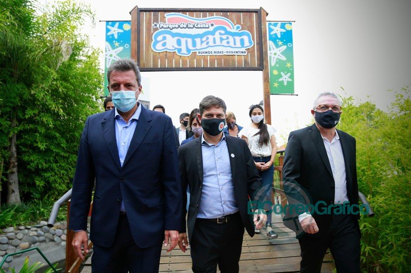 Kicillof participo del acto de reapertura del Parque de la Costa 3