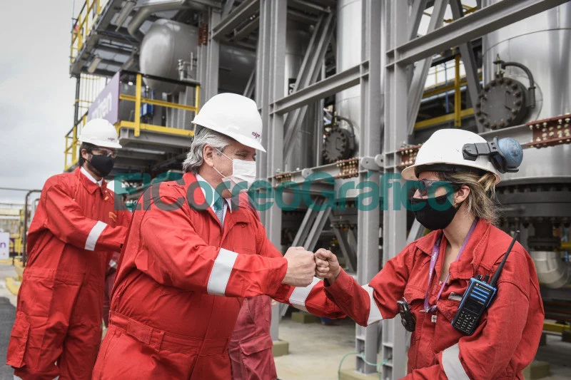 Fernandez en la inauguracion de la planta de Raizen en Dock Sud y valoro su confianza en el pais 2