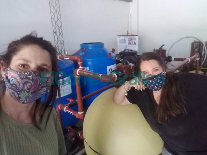 Ingenieras Tatiana Arturi y Eliana Berardozzi