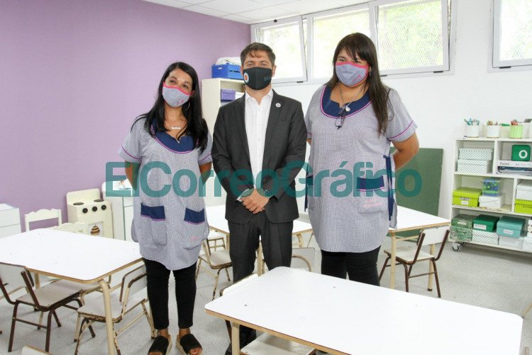 Kicillof Trotta y Vila inauguraron el ciclo lectivo en la Ensenada de Secco