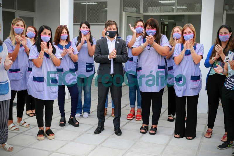 Kicillof Trotta y Vila inauguraron el ciclo lectivo en la Ensenada de Secco